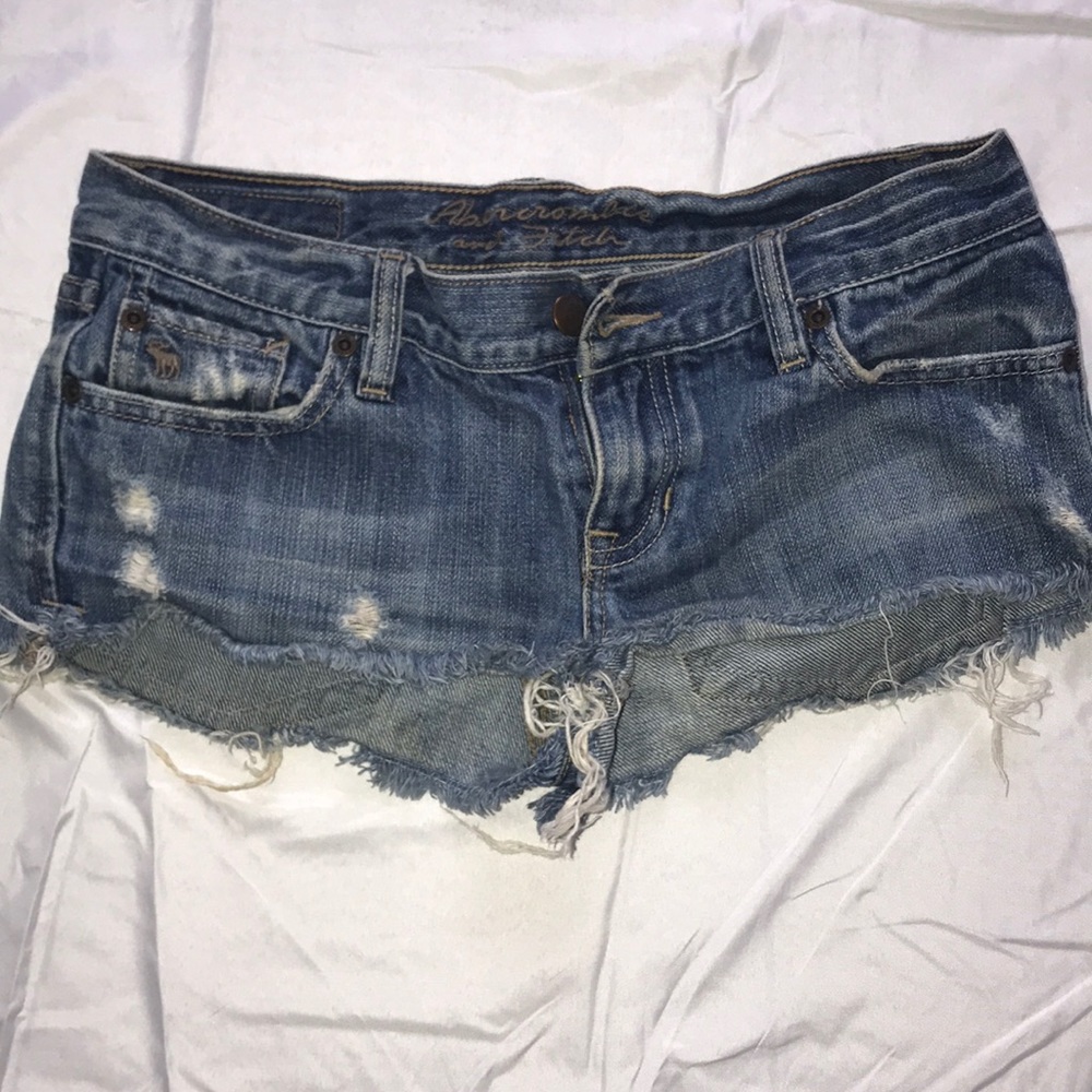 Abercrombie and Fitch jean shorts.
